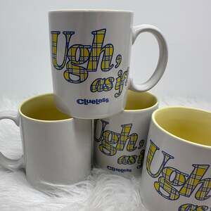 Target Clueless Mugs 'Ugh, As If!' Phone ZAK Designs Paramount SET OF 4